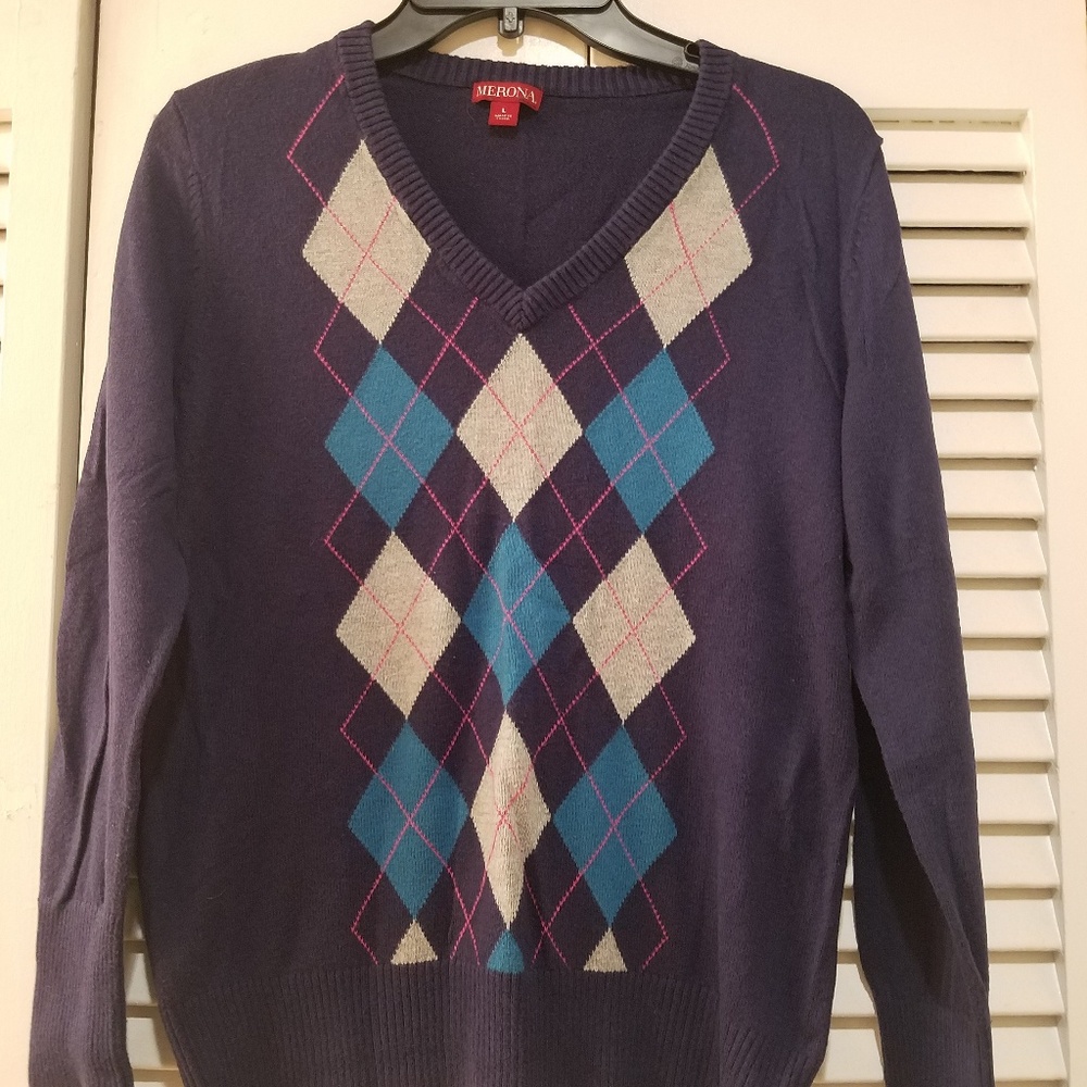 Argyle sweater